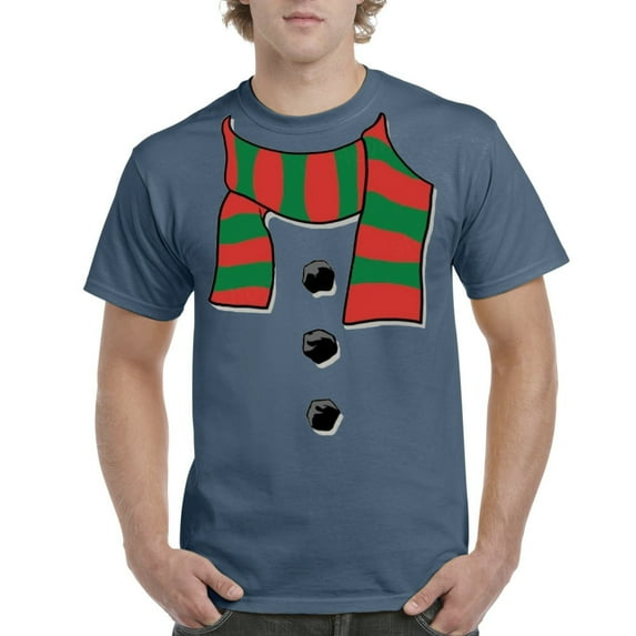 Artix - Men's T-Shirt Short Sleeve - Christmas Snowman Scarf