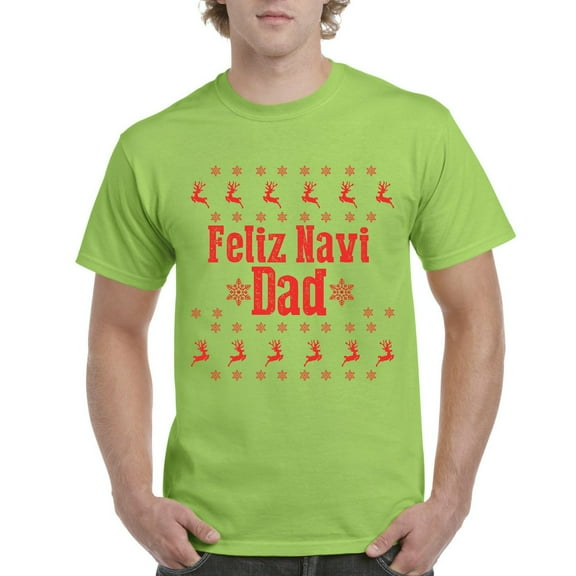 MmF - Men's T-Shirt Short Sleeve - Feliz Navidad in Black