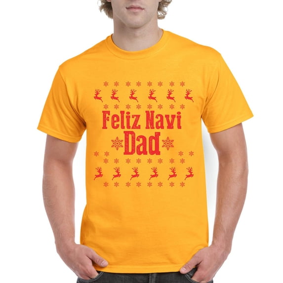 MmF - Men's T-Shirt Short Sleeve - Feliz Navidad in Black