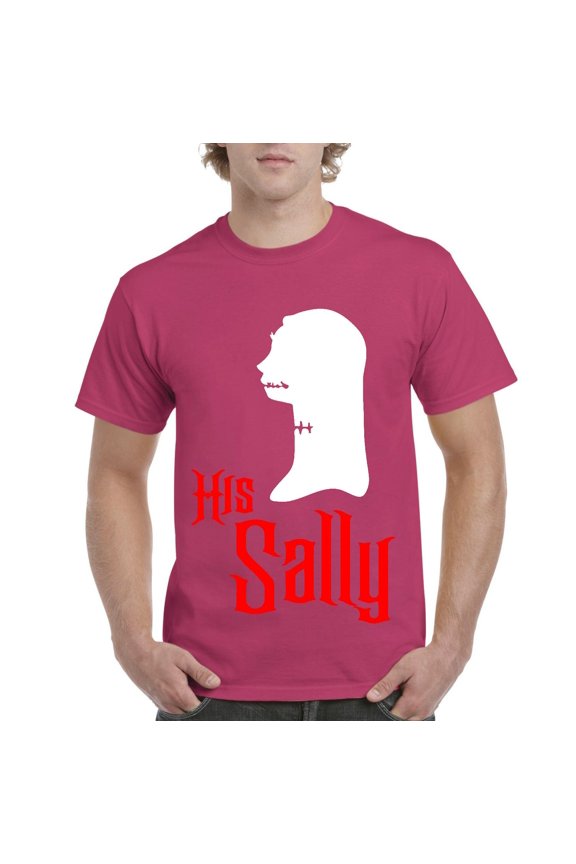 MmF - Men's T-Shirt Short Sleeve - Halloween Her Jack Matching Halloween Couple