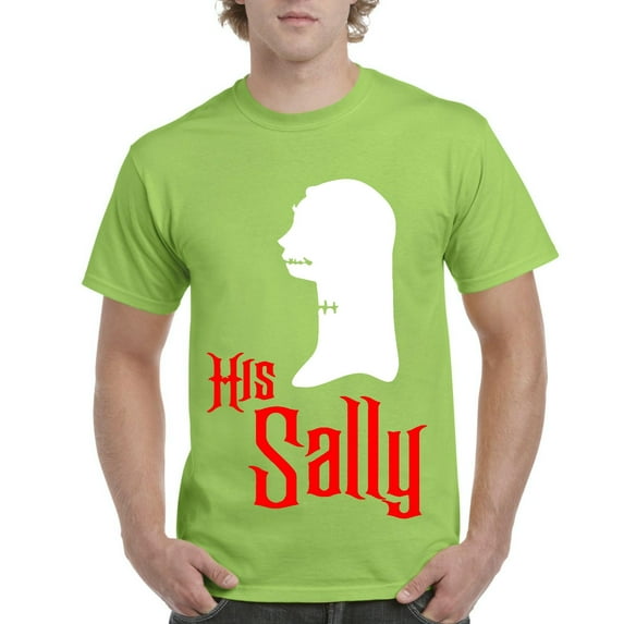 MmF - Men's T-Shirt Short Sleeve - Halloween Her Jack Matching Halloween Couple