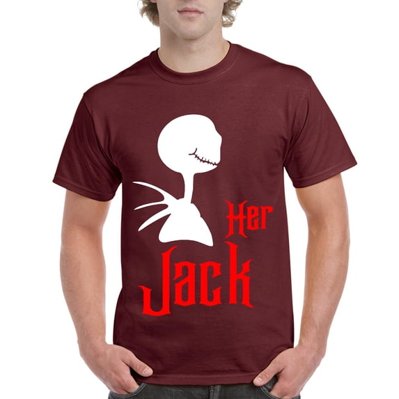MmF - Men's T-Shirt Short Sleeve - Halloween His Sally Matching Halloween Couple