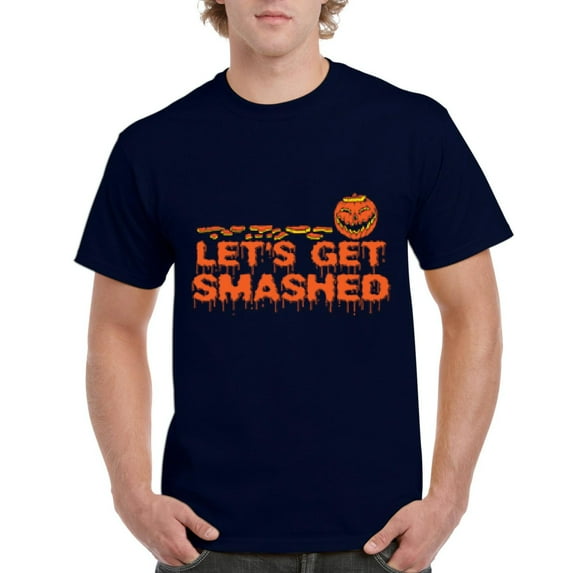 MmF - Men's T-Shirt Short Sleeve - Halloween Let`s Get Smashed
