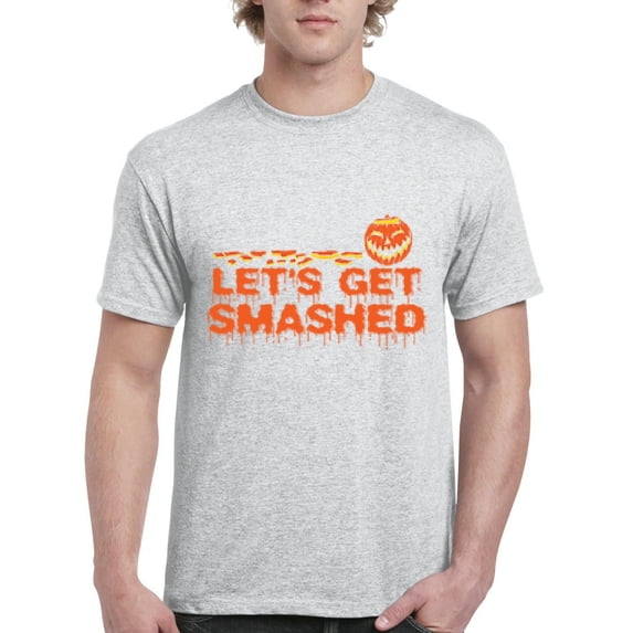 MmF - Men's T-Shirt Short Sleeve - Halloween Let`s Get Smashed