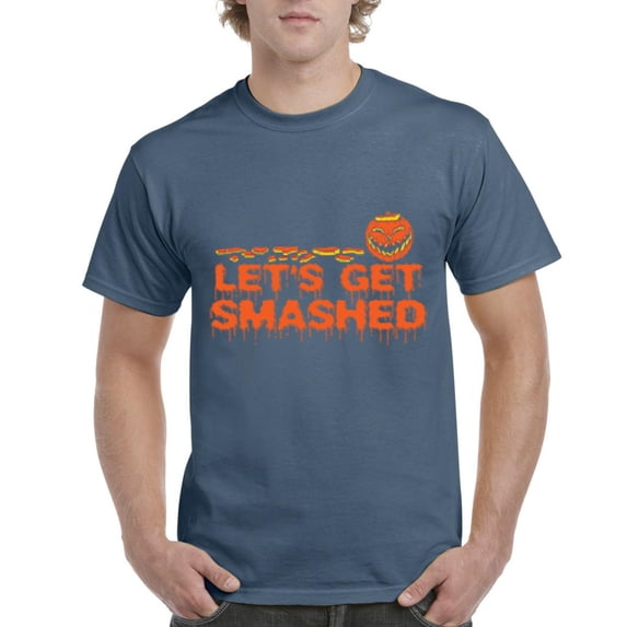 MmF - Men's T-Shirt Short Sleeve - Halloween Let`s Get Smashed