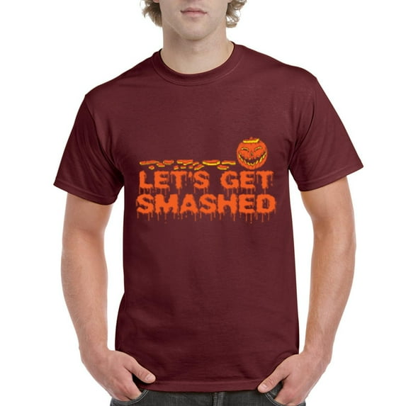 MmF - Men's T-Shirt Short Sleeve - Halloween Let`s Get Smashed