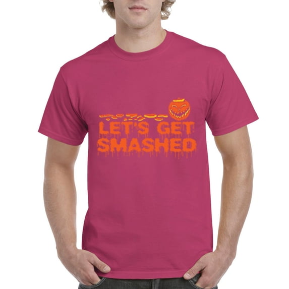 MmF - Men's T-Shirt Short Sleeve - Halloween Let`s Get Smashed