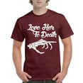 thumbnail image 1 of MmF - Men's T-Shirt Short Sleeve - Halloween Love Her to Death Matching Halloween Couple, 1 of 3