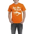 thumbnail image 1 of MmF - Men's T-Shirt Short Sleeve - Halloween Love Him To Death Matching Halloween Couple, 1 of 3