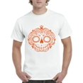 thumbnail image 1 of MmF - Men's T-Shirt Short Sleeve - Halloween Sugar Pumpkin, 1 of 3