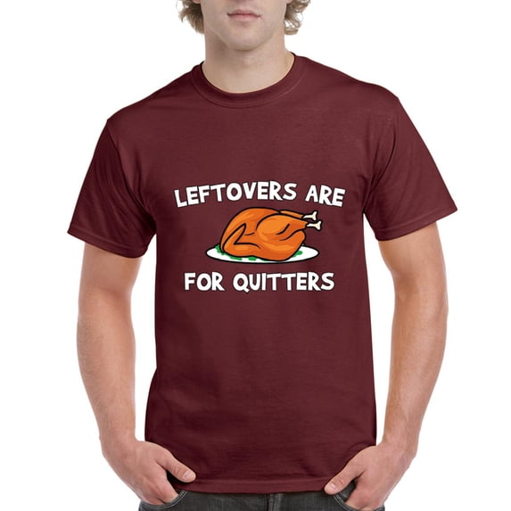 MmF - Men's T-Shirt Short Sleeve - LEFTOVERS ARE FOR QUITTERS