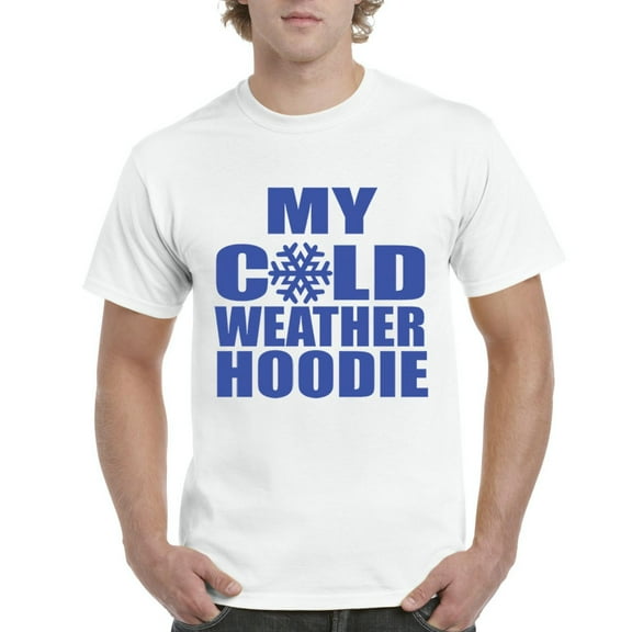 MmF - Men's T-Shirt Short Sleeve - MY COLD WEATHER XMAS HOODIE