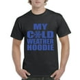 thumbnail image 1 of MmF - Men's T-Shirt Short Sleeve - MY COLD WEATHER XMAS HOODIE, 1 of 5