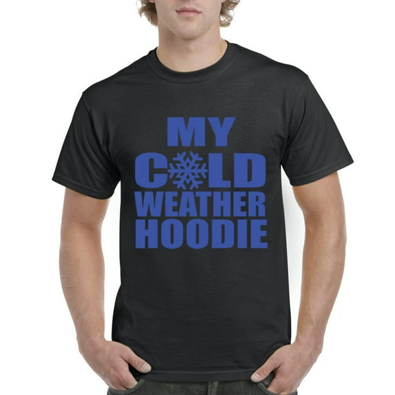 MmF - Men's T-Shirt Short Sleeve - MY COLD WEATHER XMAS HOODIE