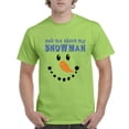 thumbnail image 1 of MmF - Men's T-Shirt Short Sleeve - MY XMAS SNOWMAN FLIP UP, 1 of 3