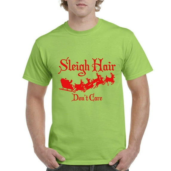 MmF - Men's T-Shirt Short Sleeve - SLEIGH HAIR DON'T CARE