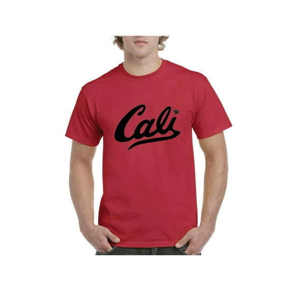 MmF - Men's T-Shirt Short Sleeve, up to Men Size 5XL - California Cali