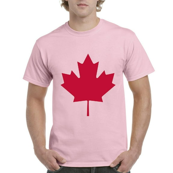 MmF - Men's T-Shirt Short Sleeve, up to Men Size 5XL - Canada Leaf