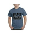 thumbnail image 1 of MmF - Men's T-Shirt Short Sleeve, up to Men Size 5XL - Eat Sleep Hockey, 1 of 3