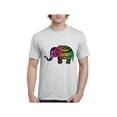 thumbnail image 1 of MmF - Men's T-Shirt Short Sleeve, up to Men Size 5XL - Elephant, 1 of 5