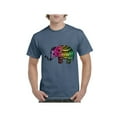 thumbnail image 1 of MmF - Men's T-Shirt Short Sleeve, up to Men Size 5XL - Elephant, 1 of 5