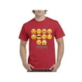 thumbnail image 1 of MmF - Men's T-Shirt Short Sleeve, up to Men Size 5XL - Emoji Entourage, 1 of 5