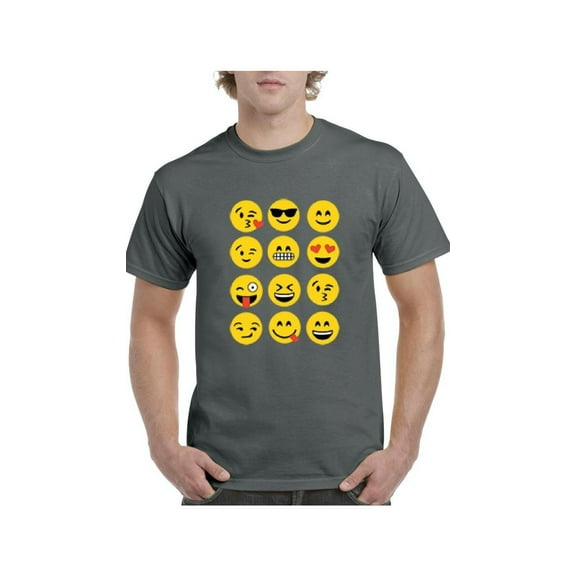 MmF - Men's T-Shirt Short Sleeve, up to Men Size 5XL - Emoji Group
