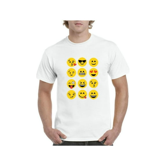 MmF - Men's T-Shirt Short Sleeve, up to Men Size 5XL - Emoji Group