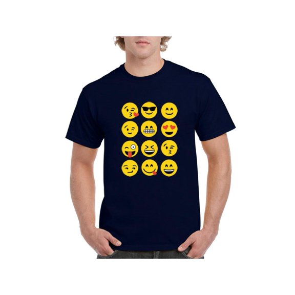 MmF - Men's T-Shirt Short Sleeve, up to Men Size 5XL - Emoji Group