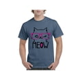 thumbnail image 1 of MmF - Men's T-Shirt Short Sleeve, up to Men Size 5XL - Meow Cute Cat Kitty, 1 of 5