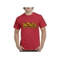 thumbnail image 1 of MmF - Men's T-Shirt Short Sleeve, up to Men Size 5XL - Softball Play Hard or Go Home, 1 of 5