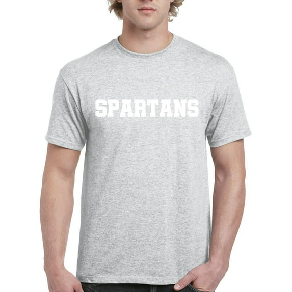MmF - Men's T-Shirt Short Sleeve, up to Men Size 5XL - Spartans