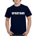 thumbnail image 1 of MmF - Men's T-Shirt Short Sleeve, up to Men Size 5XL - Spartans, 1 of 5