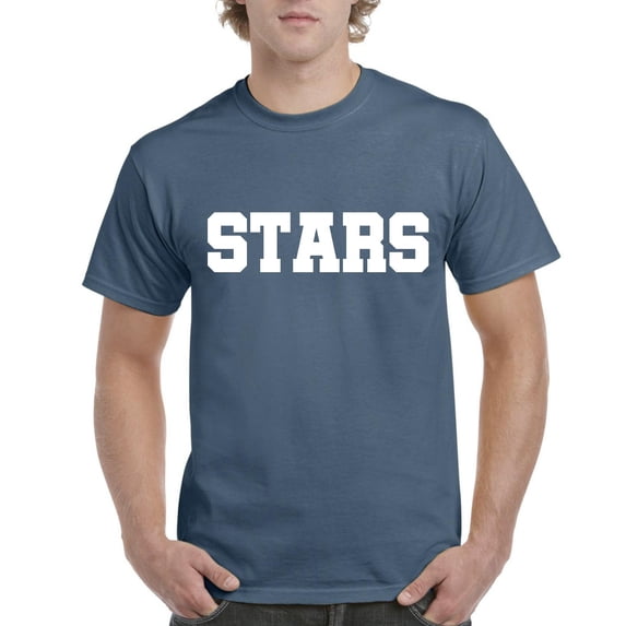 MmF - Men's T-Shirt Short Sleeve, up to Men Size 5XL - Stars