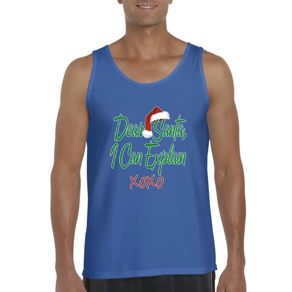 MmF - Men's Tank Top for Men - DEAR SANTA I CAN EXPLAIN