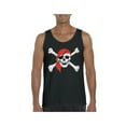 thumbnail image 1 of MmF - Men's Tank Top for Men - Halloween Jolly Roger Skull Crossbones, 1 of 5