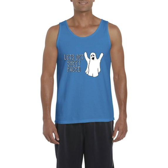 MmF - Men's Tank Top for Men - Halloween Let`s Get Sheet Faced Ghost
