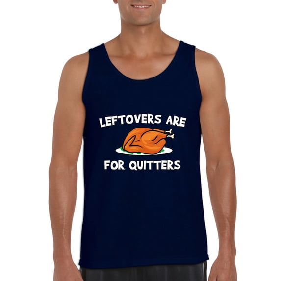 MmF - Men's Tank Top for Men - LEFTOVERS ARE FOR QUITTERS