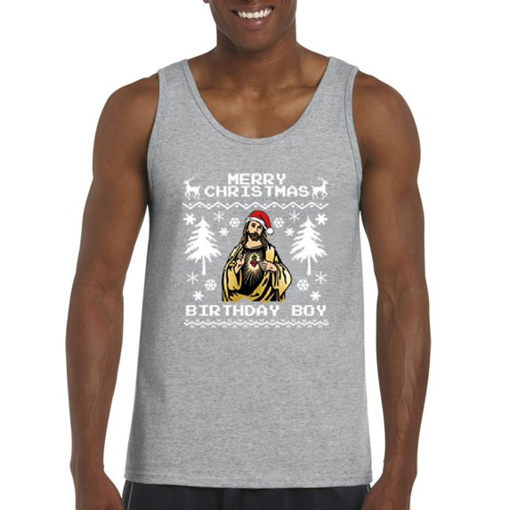 MmF - Men's Tank Top for Men - MERRY XMAS FROM JESUS