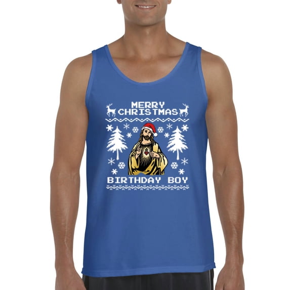 MmF - Men's Tank Top for Men - MERRY XMAS FROM JESUS