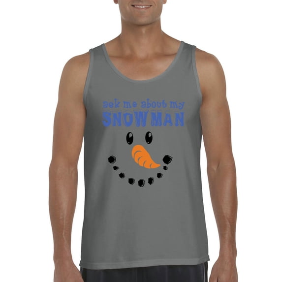 MmF - Men's Tank Top for Men - MY XMAS SNOWMAN FLIP UP
