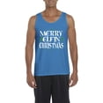thumbnail image 1 of MmF - Men's Tank Top for Men - Merry Christmas ELF in Green, 1 of 5