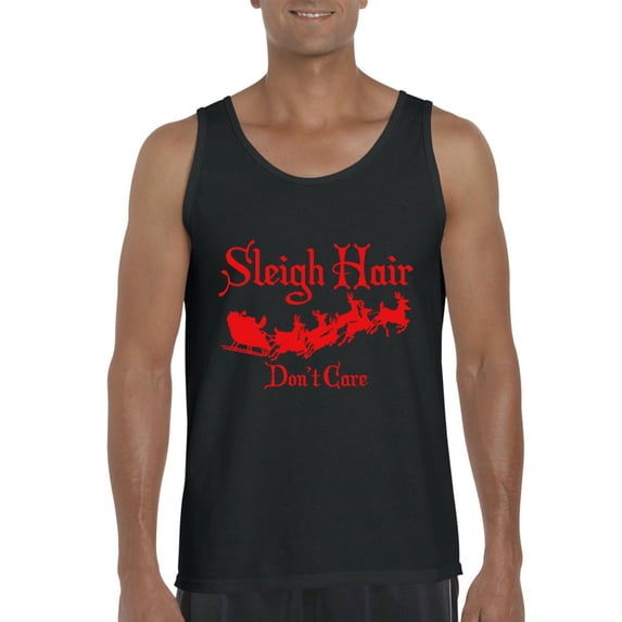 MmF - Men's Tank Top for Men - SLEIGH HAIR DON'T CARE