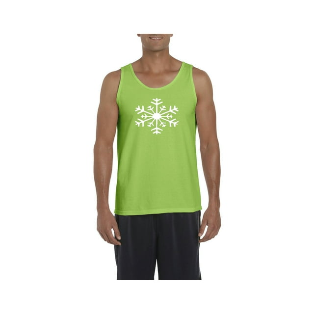 MmF - Men's Tank Top for Men - Snowflake Christmas New Year