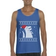 thumbnail image 1 of MmF - Men's Tank Top for Men - XMAS DINOSAUR UGLY SWEATER, 1 of 5