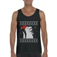 thumbnail image 1 of MmF - Men's Tank Top for Men - XMAS DINOSAUR UGLY SWEATER, 1 of 5