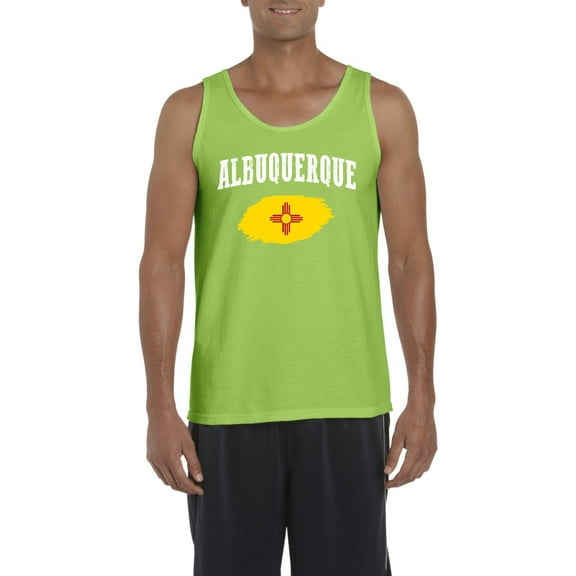 MmF - Men's Tank Top for Men, up to Men Size 3XL - Albuquerque