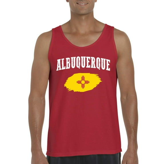MmF - Men's Tank Top for Men, up to Men Size 3XL - Albuquerque