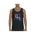 thumbnail image 1 of MmF - Men's Tank Top for Men, up to Men Size 3XL - American Flag 4th of July, 1 of 5