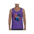 thumbnail image 1 of MmF - Men's Tank Top for Men, up to Men Size 3XL - American Flag 4th of July, 1 of 5